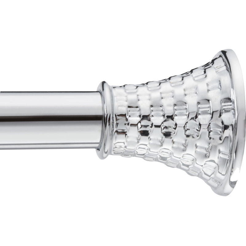 Elegant Home Fashions Woven Decorative 72" Adjustable Straight Tension